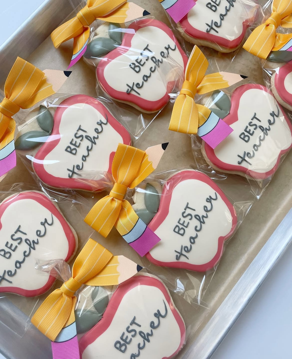 Individual teacher appreciation cookie (Pick up this Thursday, May 8)